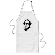 Caricature Benjamin Disraeli Aprons