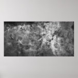 Carina Nebula: black and white Print