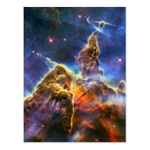Carina Nebula (Hubble Telescope) Postcard