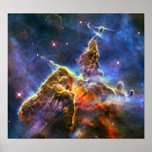 Carina Nebula (Hubble Telescope) Poster