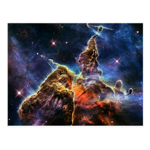 Carina Nebulae in space NASA Post Cards