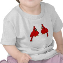 Carlee & Carlie Cardinal Shirts