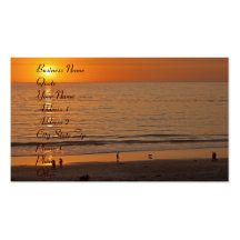 Carmel, CA Sunset Business Card