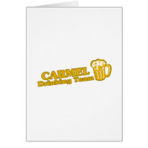 Carmel Drinking Team tee shirts Card