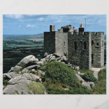 Carn Brea Castle at the Cornish Riviera Full Color Flyer