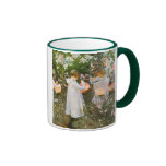 Carnation, Lily, Lily, Rose, Sargent Victorian Art Mugs