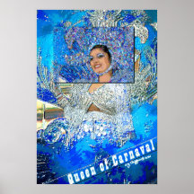 "Carnaval Queen" print
