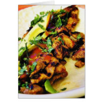Carne Asada Tacos Greeting Card
