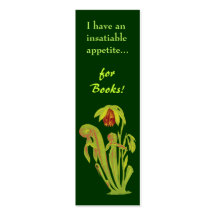Carnivorous Plant Mini Bookmark Business Card
