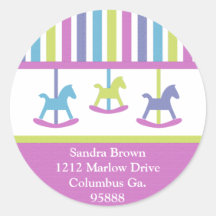 Carousel Collection Address Stickers