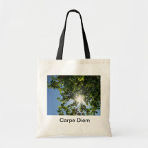 Carpe Diem Canvas Bags