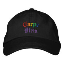 Carpe Diem - Pride Embroidered Baseball Caps