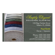 Carpet / Flooring Store Business Card