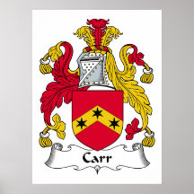 Carr Family Crest Print