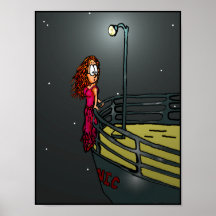 Carrie on the Edge Print