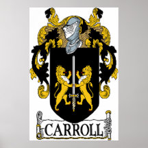 Carroll Coat of Arms Canvas Print