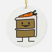 Carrot Cake Christmas Ornaments