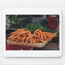 carrots at the farmer's market mousepads