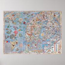 Carta Marina Print