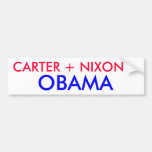 CARTER + NIXON =, OBAMA BUMPER STICKER