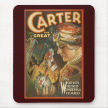 Carter the Great - The World's Weird Wizard Mouse Pads