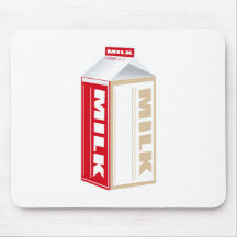 carton of whole milk mouse mat