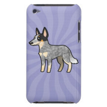 Cartoon Australian Cattle Dog / Kelpie iPod Touch Cases