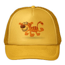 Cartoon baby tiger hat