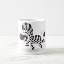 Cartoon baby Zebra Mugs