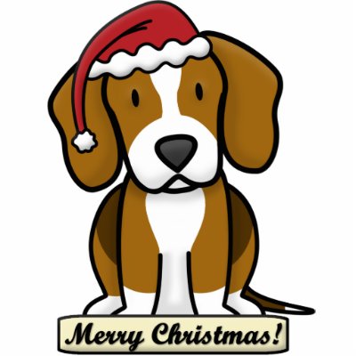 Santa Dog Cartoon