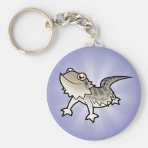 Cartoon Bearded Dragon / Rankin Dragon Keychain