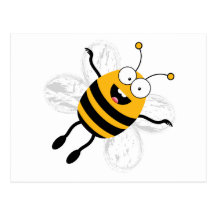 Cartoon Bee Post Cards