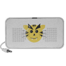 Cartoon Cat Face PC Speakers
