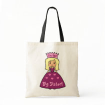 Cartoon Clip Art Cute I'm the Big Sister Princess bags
