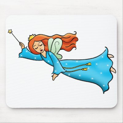 cartoon flying fairy