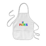 Cartoon Clip Art Rainbow Text, Prince and Crown Aprons
