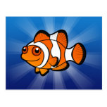 Cartoon Clownfish Postcards