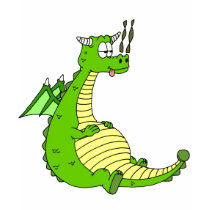 Cartoon Dragon: Full t-shirts