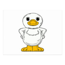Cartoon Duck Post Cards