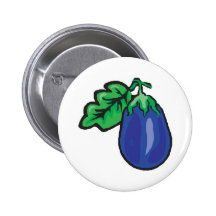 cartoon eggplant pins