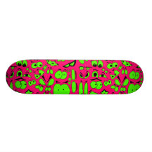 cartoon eyes deck skateboard deck