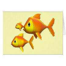 Cartoon Fish Greeting Card