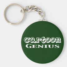 Cartoon Genius Gifts Keychain