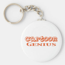 Cartoon Genius Gifts Keychain