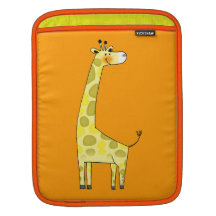 cartoon giraffe iPad sleeves