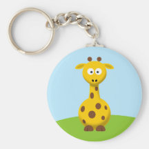 Cartoon Giraffe Key Chains