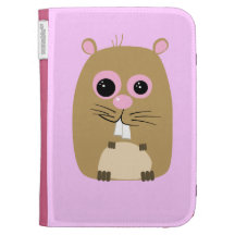 Cartoon Hamster Caseable Case Kindle Keyboard Case
