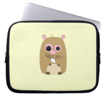 Cartoon Hamster Electronics Bag Computer Sleeve