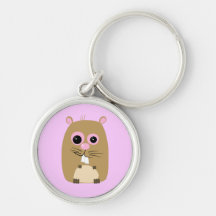 Cartoon Hamster Keychain