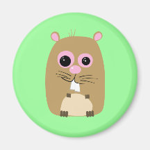 Cartoon Hamster Magnet